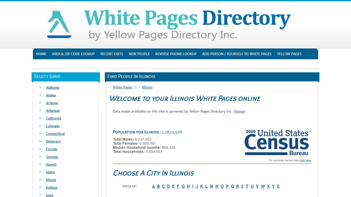 Illinois Cities List - Find White Pages People Listings & Public ...